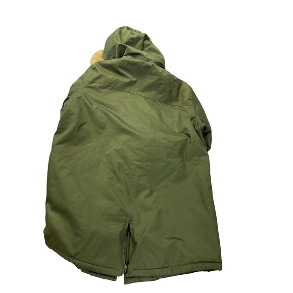 AWAKND LAND 3XL Mens Green Parka Faux Fur Hood WINTER COAT SIZE 3XL SKU 9294 - Picture 11 of 16
